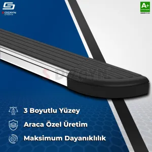 Drs Tuning Renault Boreal Skyline Krom Yan Basamak 183 Cm 2025 Üzeri A+ Kalite - Görsel 4