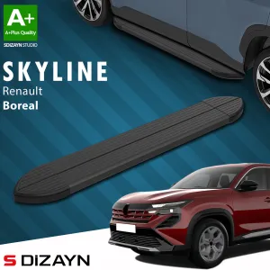 Drs Tuning Renault Boreal Skyline Siyah Yan Basamak 183 Cm 2025 Üzeri A+ Kalite