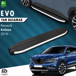 Renault Koleos 2016-Günümüz (HZG) uyumlu 2 Evo Aluminyum Yan Basamak 163 Cm 2016 Üzeri modelleri DRS Tuning'de. Kaliteli malzeme, hızlı kargo ve güvenli