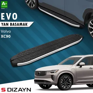 Volvo XC90 2015-Günümüz (B) uyumlu Makyajlı Benzinli Evo Krom Yan Basamak 203 Cm 2024 Üzeri A+ Kalite modelleri DRS Tuning'de. Kaliteli malzeme, hızlı kargo ve
