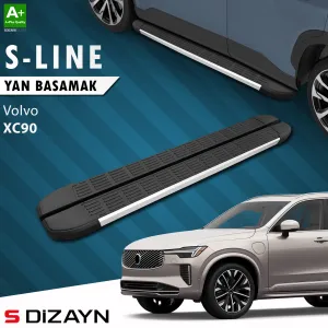 Volvo XC90 2015-Günümüz (B) uyumlu Makyajlı Benzinli S-Line Aluminyum Yan Basamak 203 Cm 2024 Üzeri A+ Kalite modelleri DRS Tuning'de. Kaliteli malzeme, hızlı