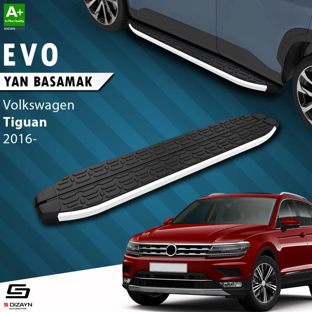 VW Tiguan 2 Evo Aluminyum Yan Basamak 173 Cm 2016-2024