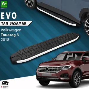 Volkswagen Touareg 2018-Günümüz (CR) uyumlu VW 3 Evo Aluminyum Yan Basamak 193 Cm 2018 Üzeri modelleri DRS Tuning'de. Kaliteli malzeme, hızlı kargo ve güvenli